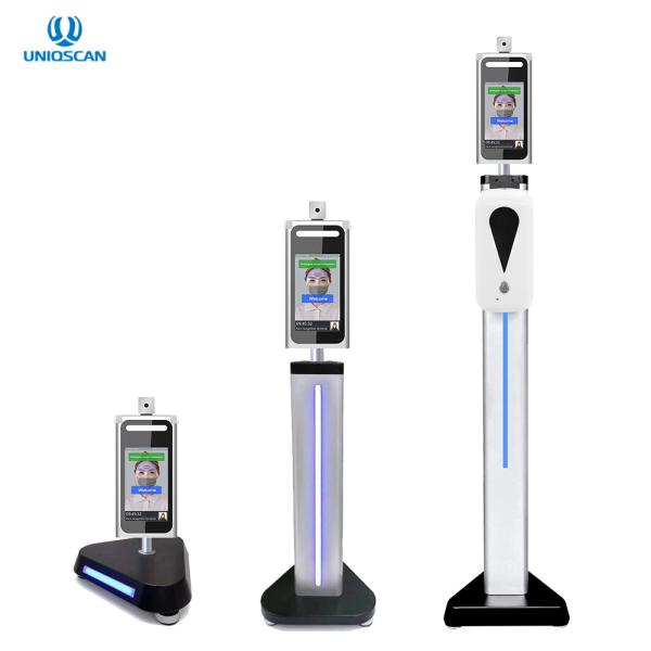 0.2 Seconds Fast Face Recognition Thermal Thermometer Temp Measuring Flap Barrier Gate