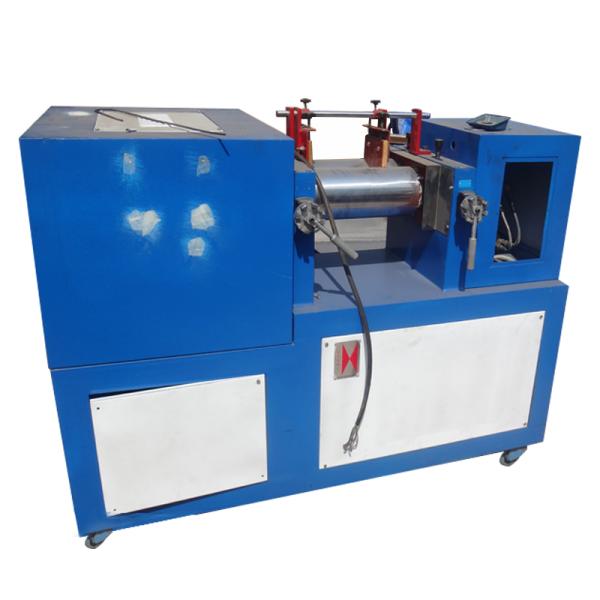 Two Roll Rubber Mixing Mill 160mm Roll Diameter PLC Automated Control