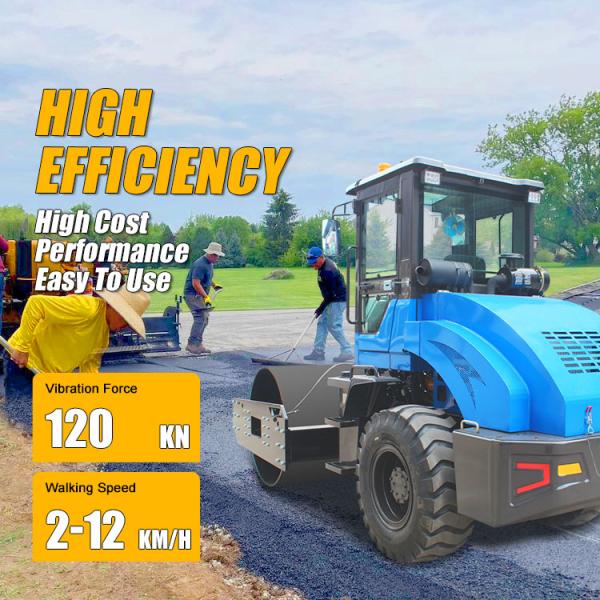 8 Ton Diesel Vibratory Single Drum Road Roller Compactor Asphalt Rollers for Sale