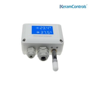LED Display Temperature Humidity Transmitter 16-30V