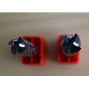 Buy cheap Carbide TiCXSiN Coating 0.6μM Flat End Mill Cutter product