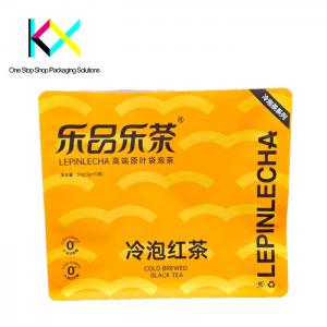 Buy cheap Custom Printed Kraft Paper Tea Bags Heat Seal Stand Up Pouches BRC Certified product