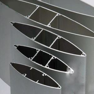 China Anodize  Aluminium Extrusion Profiles Fans , Extrusion Aluminum Airfoil Blade on sale