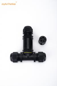 Buy cheap 3 Channel 3 Poles IP68 Waterproof Cable Connector Outdoor 3 Pin Cable Connector product