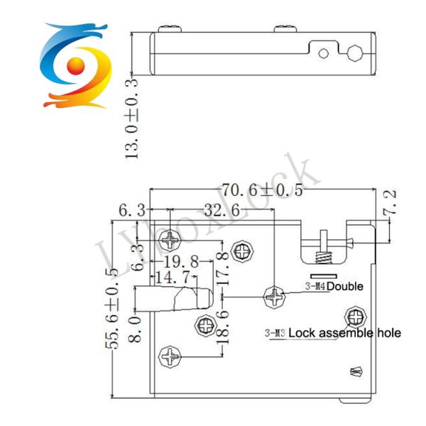 OEM Intelligent Parcel Locker Locks Shockproof Express Cabinet Lock