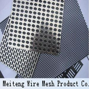 Buy cheap Round Hole perforated sheet/round hole perforated sheet metal/perforated sheet product