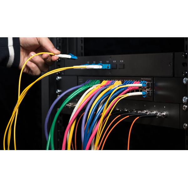 FTTH Duplex FC APC to FC UPC SM Fiber Optic Patch Cord for and 1000 Connection Times