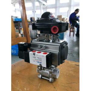 Pneumatic Rotary Actuator Qperated Ball Valve