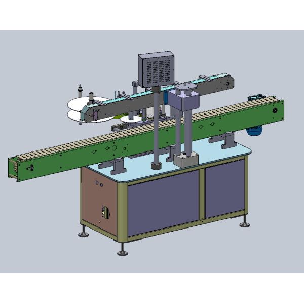 ODM Jerry Can Industrial Bottle Labeling Machine PET Round Bottle Label Applicator 1100W