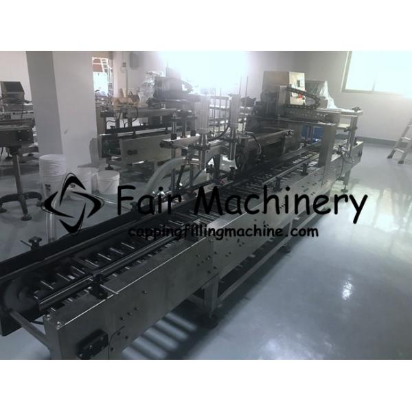 6B/Min 3.8KW Jar Filling And Capping Machine Syrup Sealing PLC