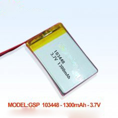 Buy cheap High Capacity Li-Polymer battery 083448 1300mAh 3.7V product