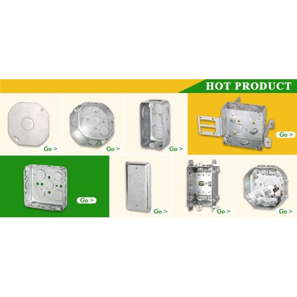 1.2mm Switches Rectangular Electrical Boxes And Covers IP55 Protection Level