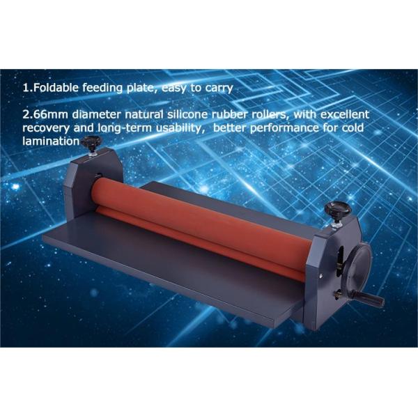 15kg Heavy Duty 26inch Manual Cold Laminating Machine with 650mm Cold Roll Laminator