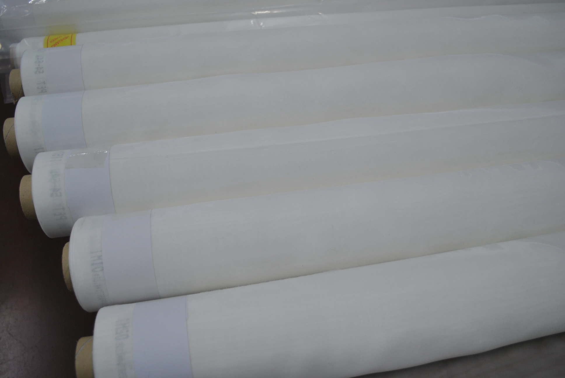 Yellow 48T Polyester Screen Printing Mesh 70 Micron for Glass