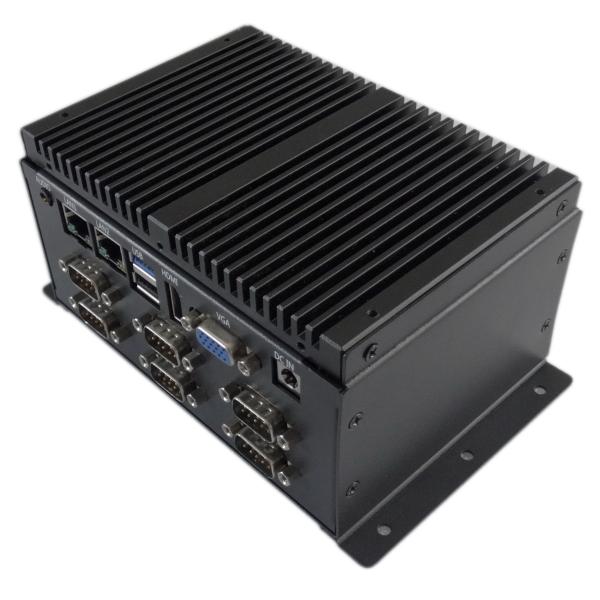MIS-EPIC07 No Fan Industrial Embedded Computer 3855U Or J1900 Series CPU Dual Network 6 Series 6 USB