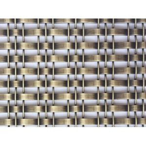 Buy cheap Antique Brass Flat Decorative Rigid Metal Mesh product