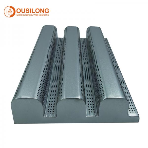 Quality Perforated Exterior Curtain Wall Cladding Solid Aluminum Aluminium Wall Panels For Hospital Complex Building for sale