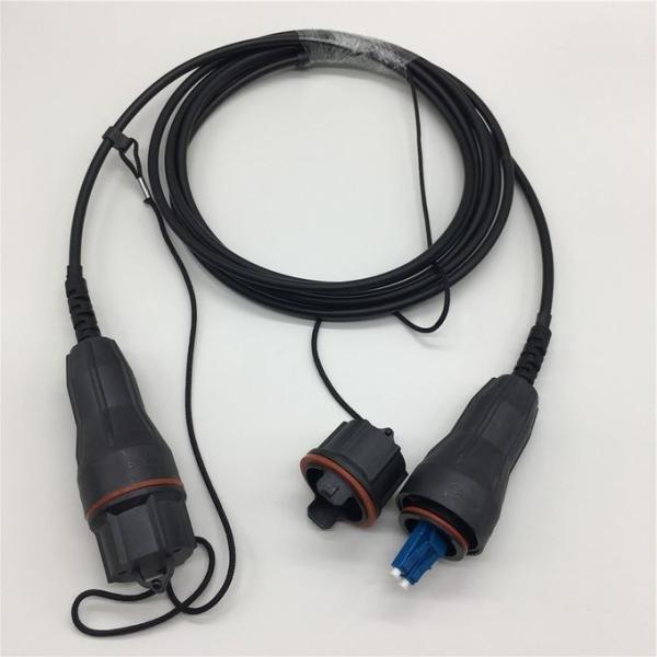 Ip67 LC Compatible Fullaxs Waterproof Fiber Optical Cable