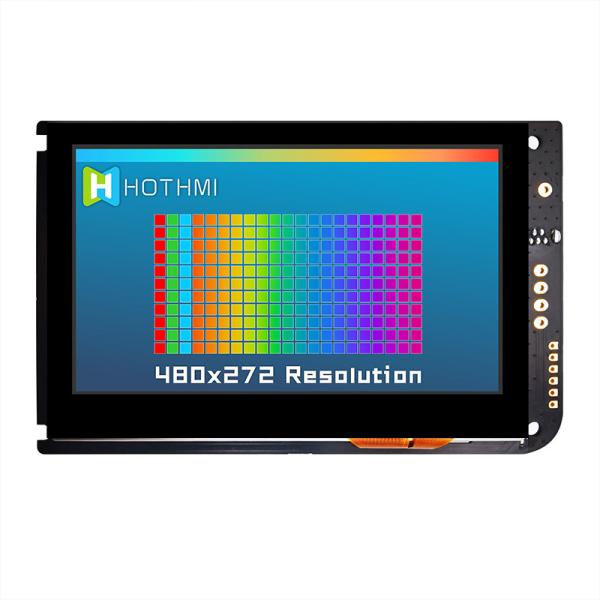 4.3 Inch UART Capacitive Touch Screen TFT LCD 480x272 Display With Lcd Controller Board