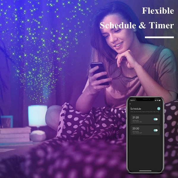 Remote Controlled Smart LED Light Bulbs RGBCW Color FCC RoSH Certified