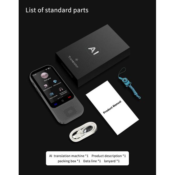 2025 S80PRO Language Translator Device 138 Languages Voice Portable Online Offline Translation