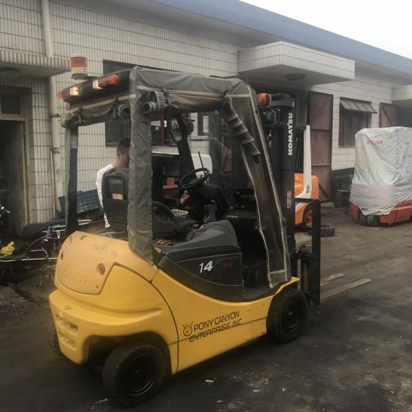 1.5Ton Used Electric Forklift Komatsu 14 Series for Indoor Environmentally Strict Environments 2020 Model