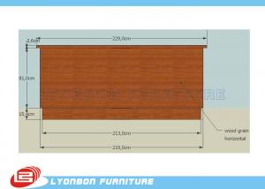 China SGS Customized MDF Cash Counter For Shop Payment / 2290mm * 6950mm * 1000mm on sale