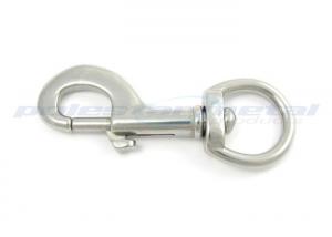 China Customized 304 Stainless Steel Carabiner Snap Hook D Ring Swivel For Handbag on sale