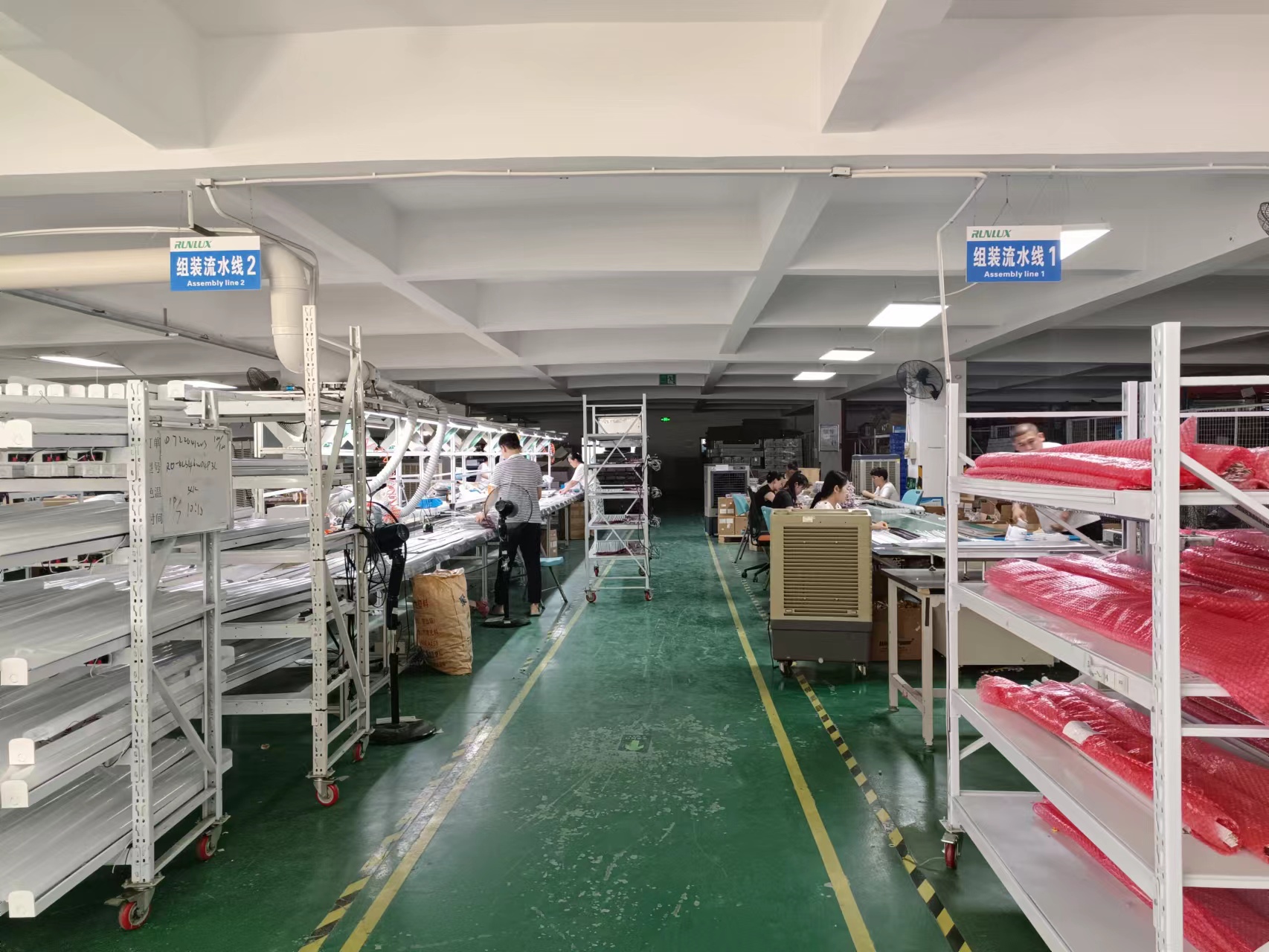 150lm/w 4FT 40500LM 270W LED Vapor Tight High Bay Warehouse Light Fixture IP67 Waterproof