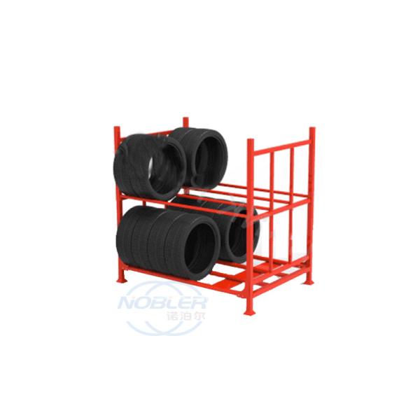 Stacking Container Display Fabric Roll Textile Tire Rack Portable