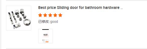 Frameless Shower Door Hardware Glass Bathroom Screen with Highly Resistant Properties