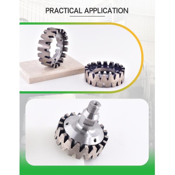 Customized 150mm CNC Stubbing Wheel for Accurate Granite Marble Quartz Profiling Needs