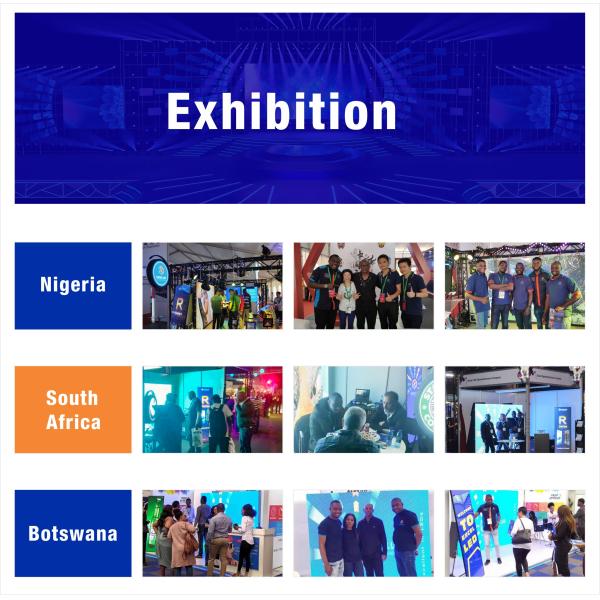 Excel LED Event stage P4 indoor led large screen display
