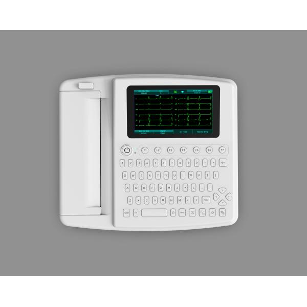 Buy cheap Full Keyboard Hospital Electrocardiogram EKG Machine With Printer product