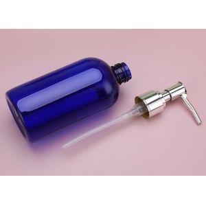 SGS Round Plastic Refillable Shampoo Pump Bottle 300ml