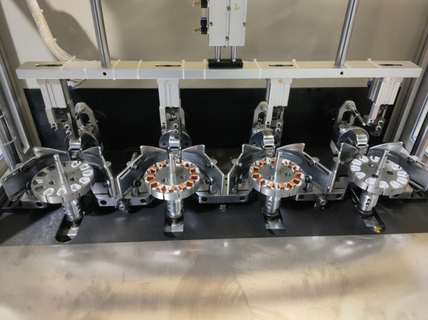 Automatic Outer Rotor Motor Stator Coil Winding Machine CX-JY01 4 Station