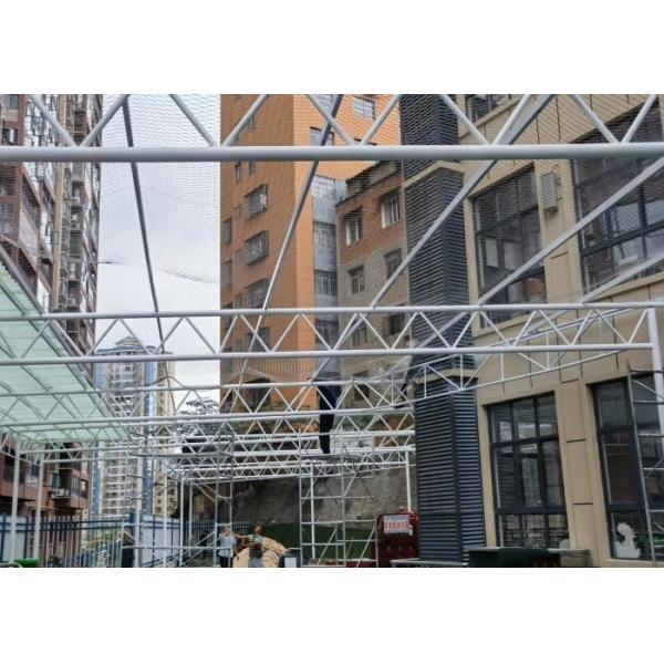 17mm*17mm Aviary Rope Netting Stainless Steel Cable Mesh for Mesh Fence with No Surface Treatment and Flexible Structure