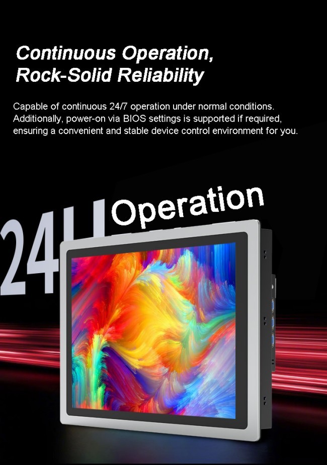 21.5 Inch High Brightness Sunlight Viewable Touch Screen Embedded Panel PC