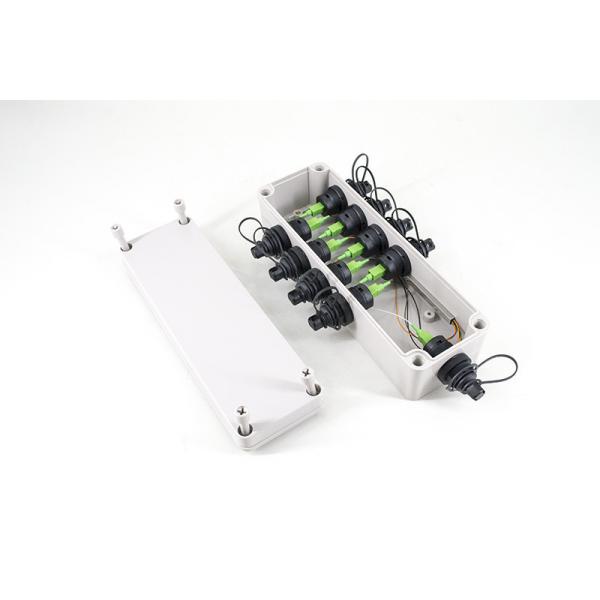 Low Profile Simplex Fiber Optic Connector Adapter IP67 Compatible To Corning OptiTap