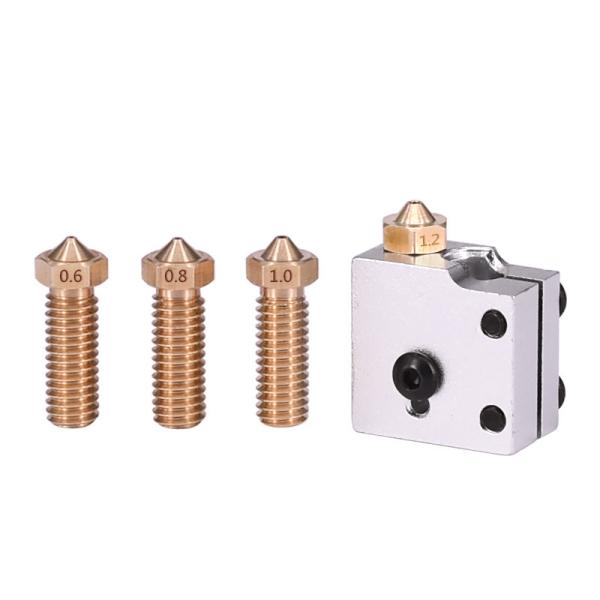 Volcano Heating Block Nozzle Kit 12V40W For V5 V6 3D Printer Parts Kit
