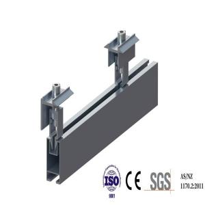 Buy cheap Tin Aluminum Metal Roof Solar Mounting Systems 88M/S Panel Clips product