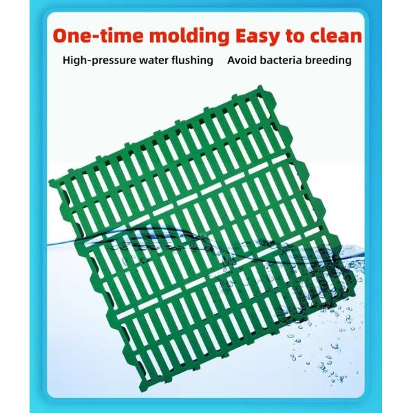 Fully Slat Goat Sheep Plastic Flooring Pure PP Slatted Floor For Pigs