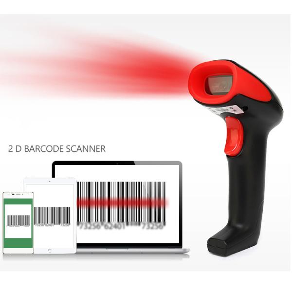Warehouse Auto Scan Wireless Usb Barcode Reader Comfortable Touch Feeling