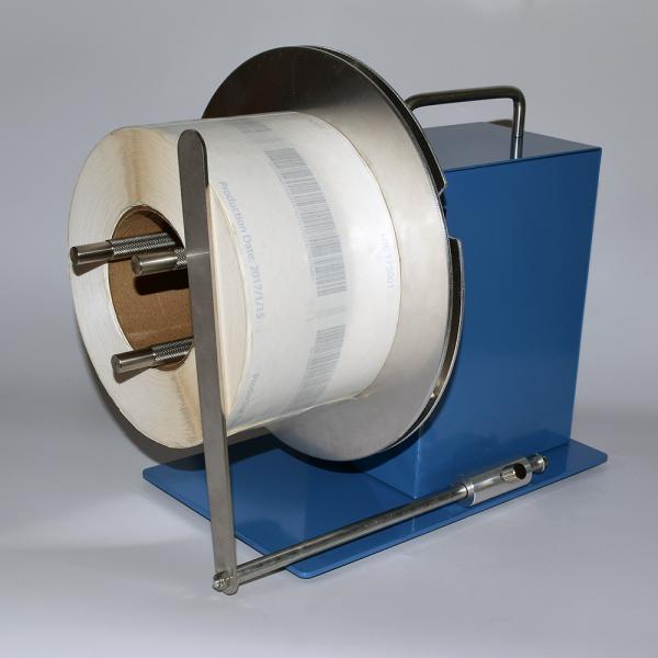 Automatic adhesive label rewinding machine barcode label rewinder S-120