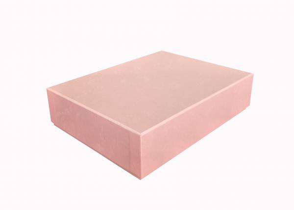 Quality Album Lat Pack Gift Boxes Pink Paper Cardboard Cover Photo Frame Packaging for sale