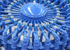 Buy cheap Solids Liquid Separation Desadning Hydrocyclones Blue Classifying Desanding Hydrocyclone product