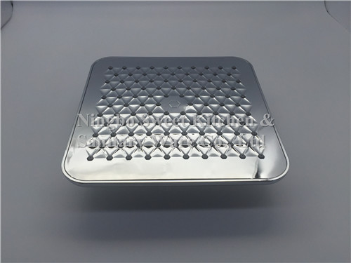 Hot sell Double face Chrome plating square shower head hand shower set square overhead shower rain shower kit