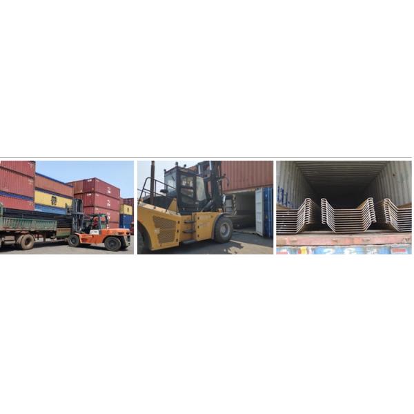 Q235 Q275 Q345 U Type Sheet Pile Type 2 400x100x10.5mm For Construction