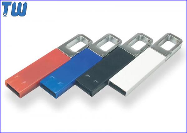 Quality Slim Long Buckle Stick 4GB USB Flash Drive Customized Printing for sale
