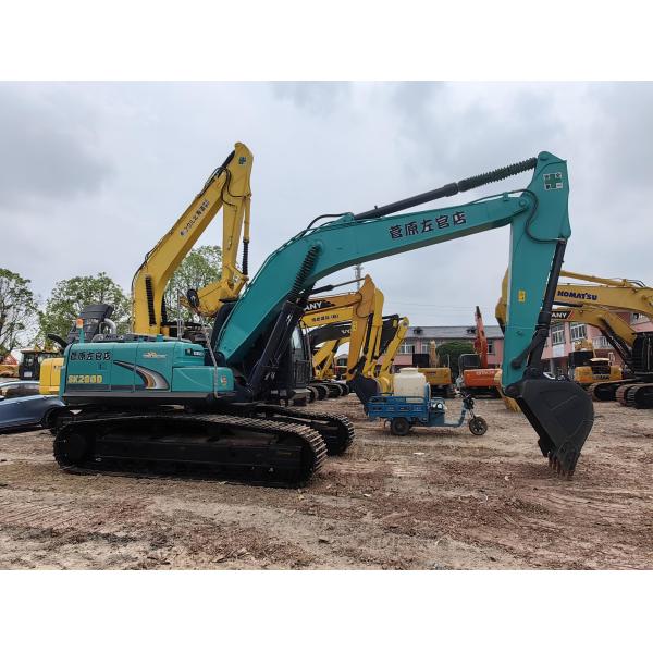 0.93m3 Bucket Kobelco Excavator Sk200 Used Second Hand Crawler Excavator 20000kg